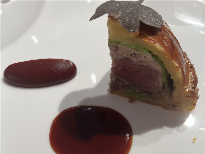 mallard pithivier served